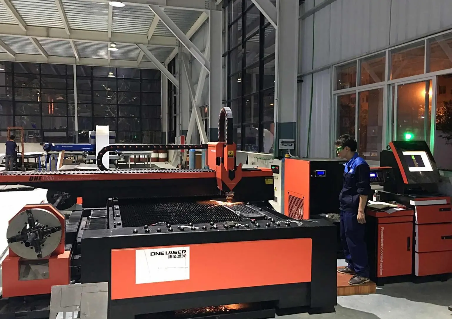Reference image illustrating CNC and laser cutting for custom sign components