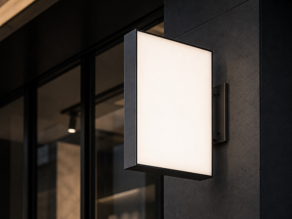 LED light box sign cabinets designed for illuminated commercial graphics and storefronts