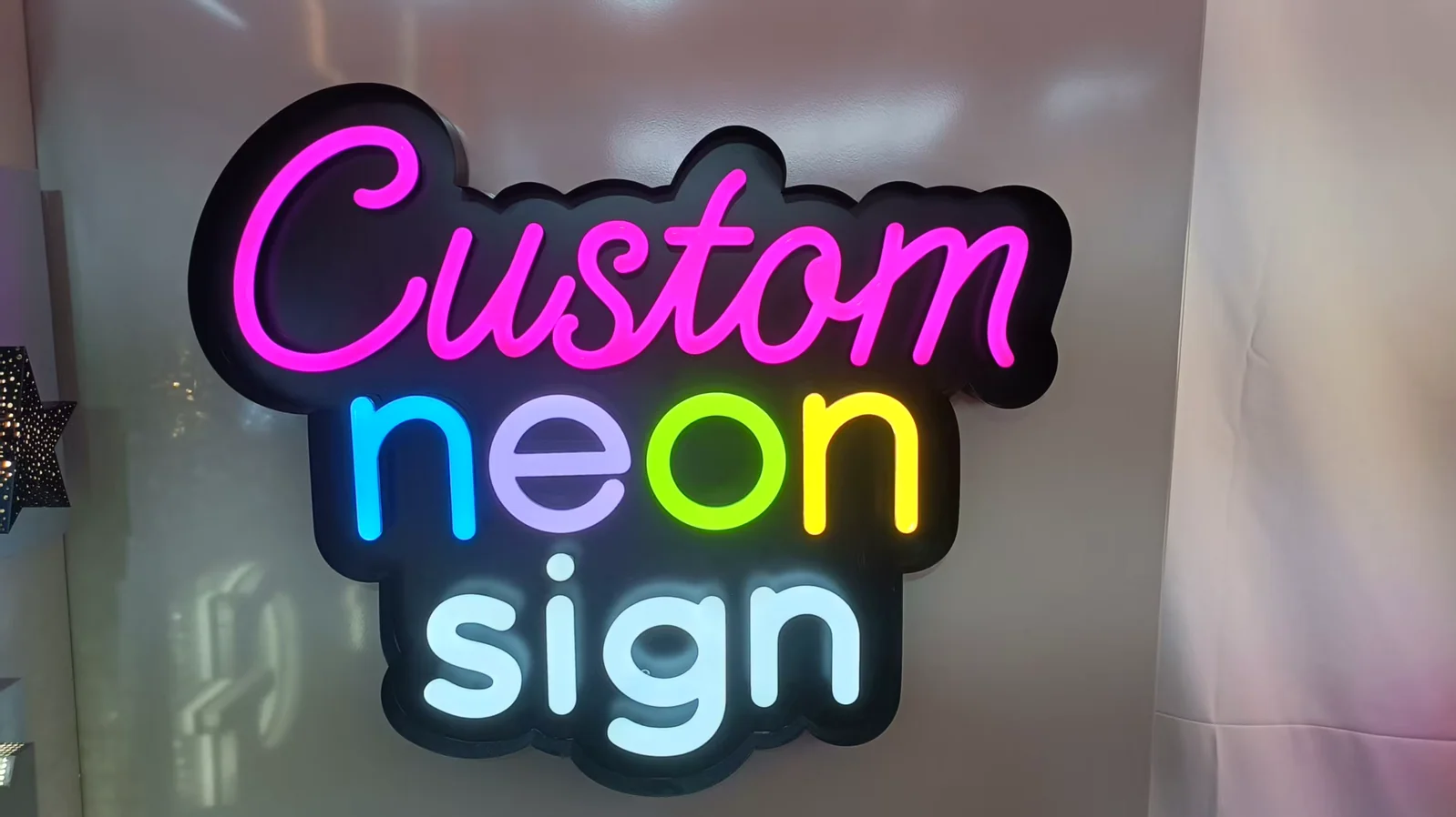 Custom neon sign manufactured by PridLED